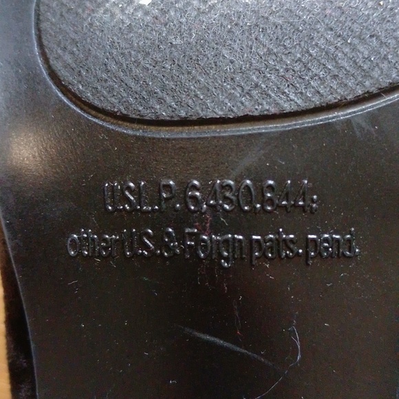 Rampage Suede Velour Black Wedge Heels Shoes 7 M - Picture 12 of 16